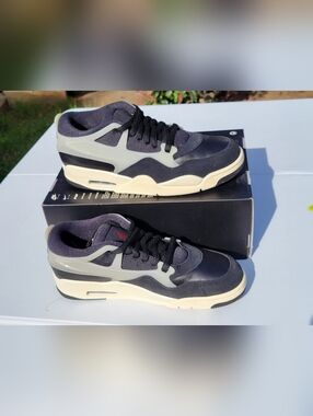 MENS 11 Nike Air Jordan 4 RM Black Sail Men Casual Lifestyle Shoes Sneakers